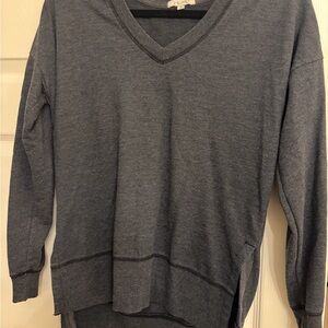 Z Supply Charcoal V-Neck Sweater